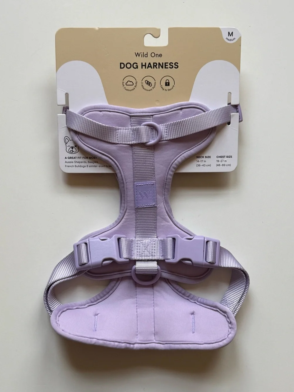 Wild One Dog Harness - Medium - Lilac